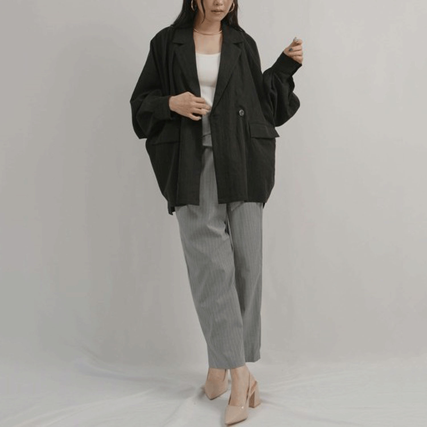 【Insta Live】Palm Riche ワッシャーオーバージャケット - 画像15