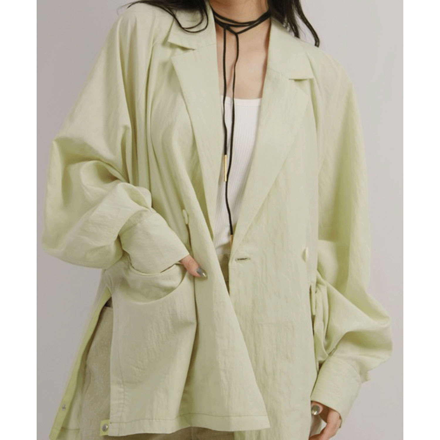 【Insta Live】Palm Riche ワッシャーオーバージャケット - 画像24