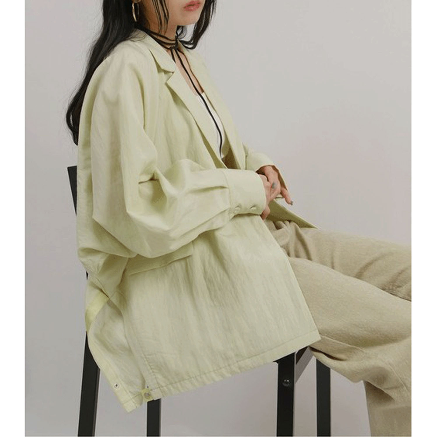 【Insta Live】Palm Riche ワッシャーオーバージャケット - 画像25