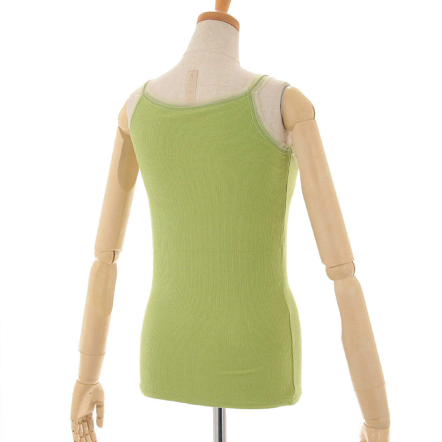 Vingtrois シアーストラップカップ付タンクトップ - 画像13