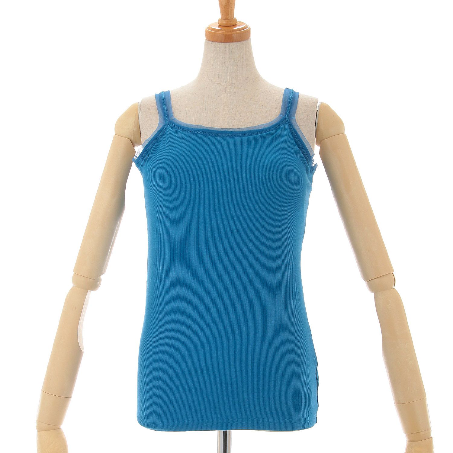 Vingtrois シアーストラップカップ付タンクトップ - 画像16