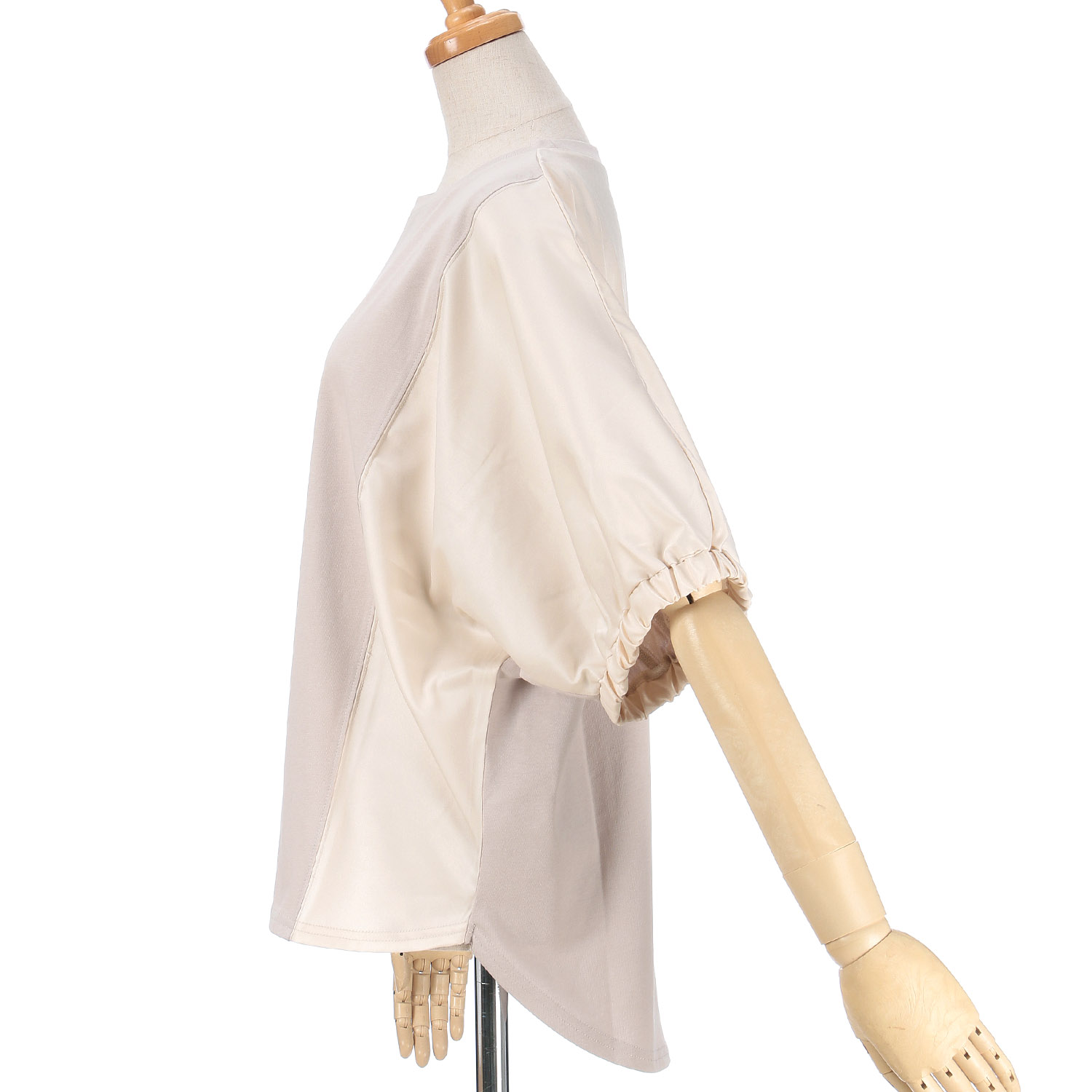 Vingtrois ドルマン袖異素材プルオーバー - 画像12