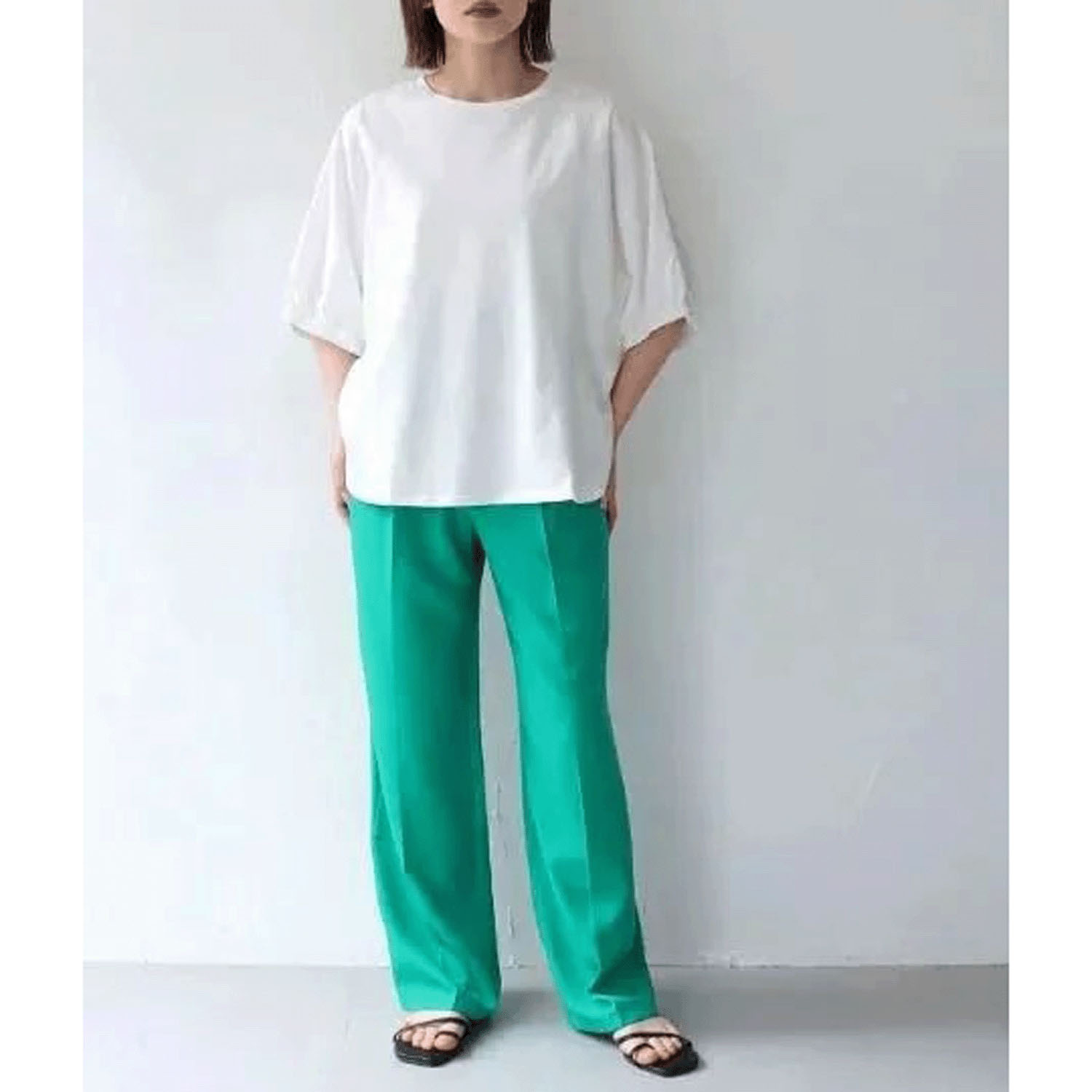 Vingtrois ドルマン袖異素材プルオーバー - 画像7