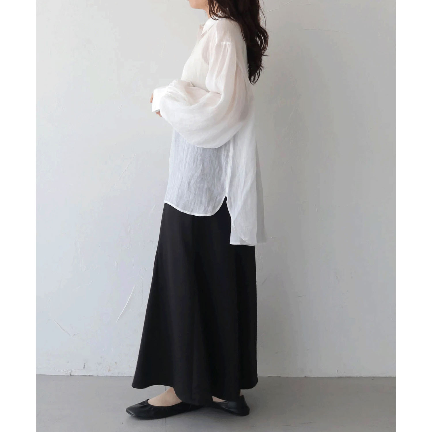 【Insta Live】vingtrois リネン袖ボリュームシャツ - 画像6