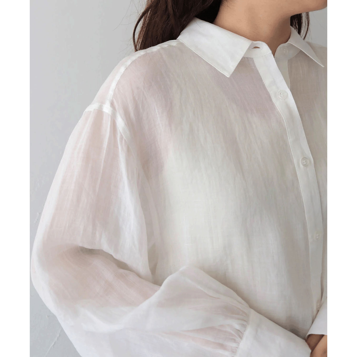 【Insta Live】vingtrois リネン袖ボリュームシャツ - 画像8