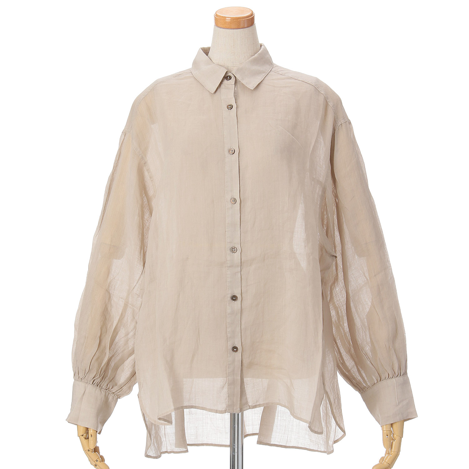 【Insta Live】vingtrois リネン袖ボリュームシャツ - 画像10