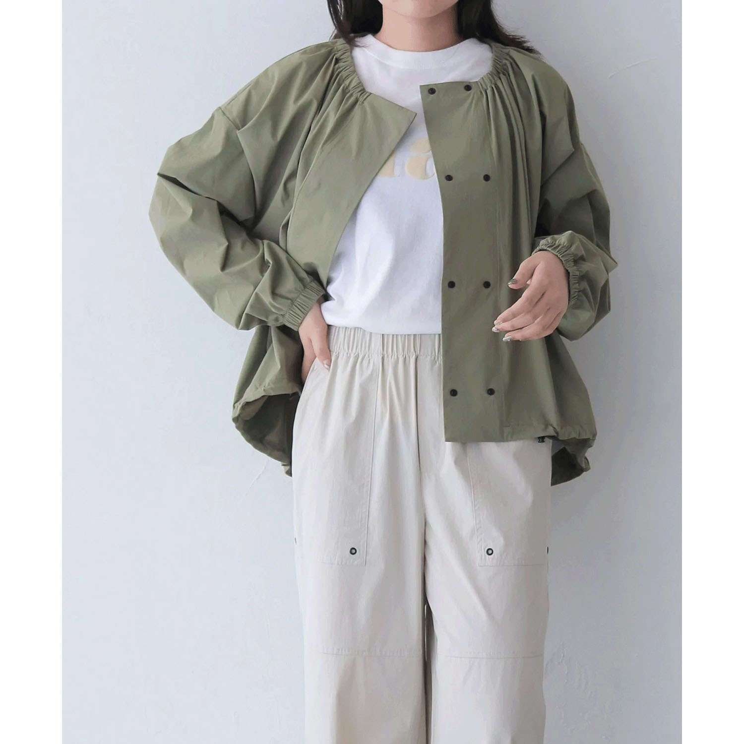 Lant Kalte 機能素材ギャザーブルゾン - 画像1