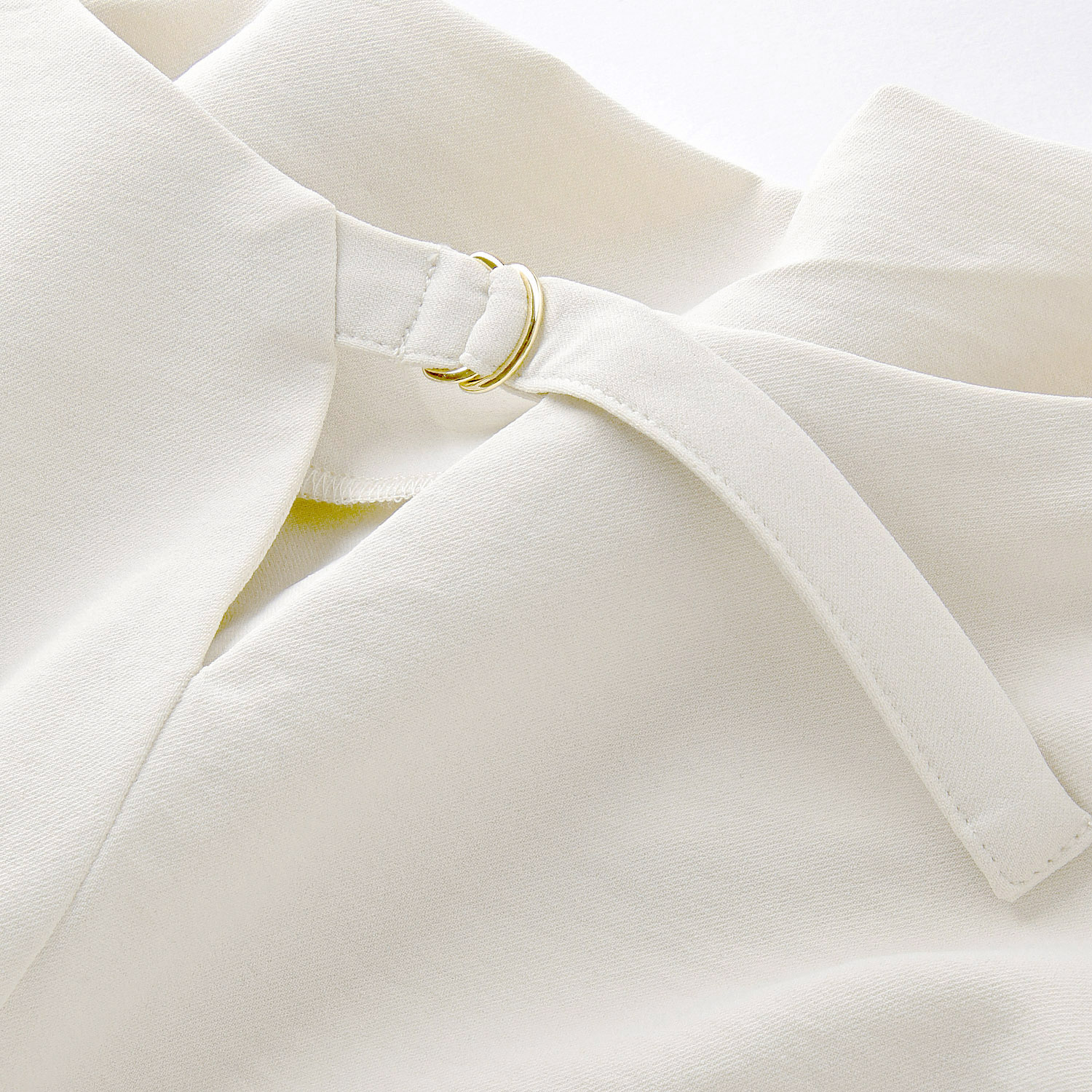 Emilyan ハイストレッチカルゼワッシャーブラウス - 画像4