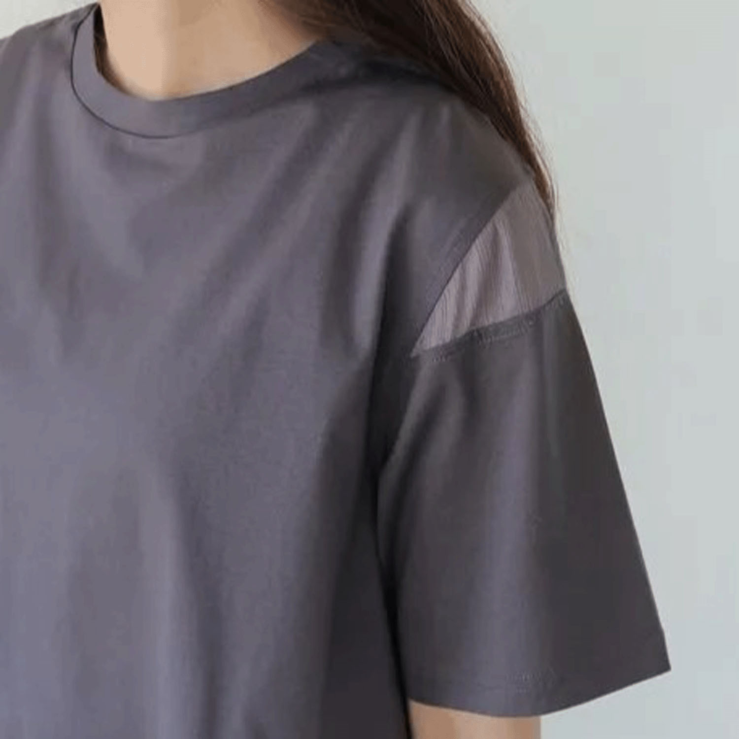 【動画あり】Vingtrois シアー切替ウェーブデザインプルオーバー - 画像12