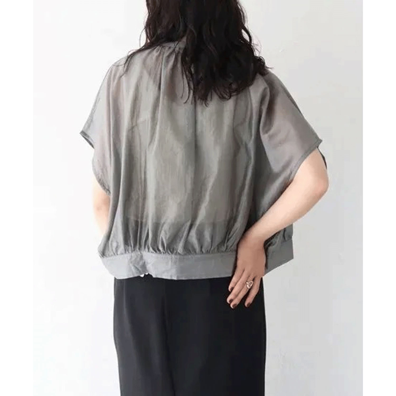 【動画あり】Vingtrois シアーフレンチブルゾン - 画像5