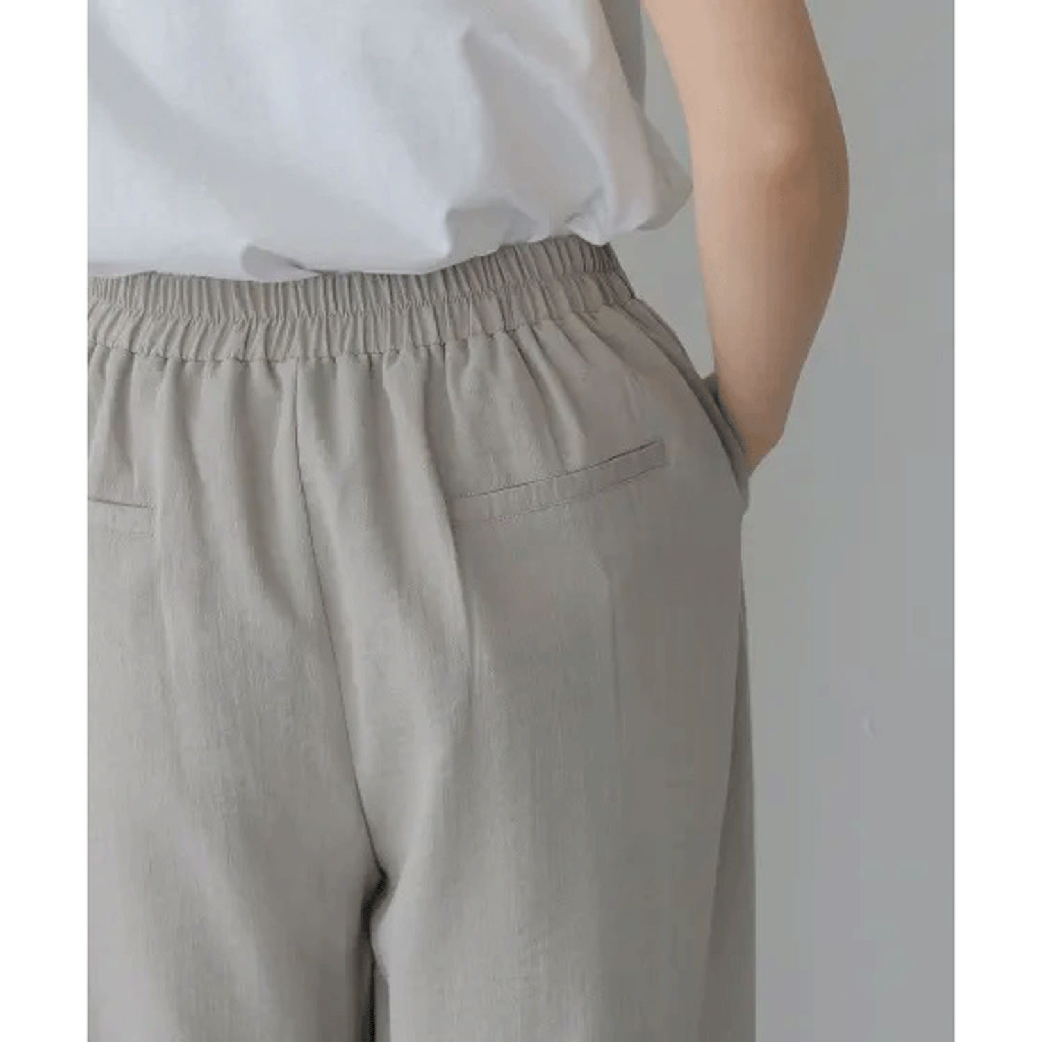 【Insta Live】【動画あり】Vingtrois リネンタッチカーブパンツ - 画像17