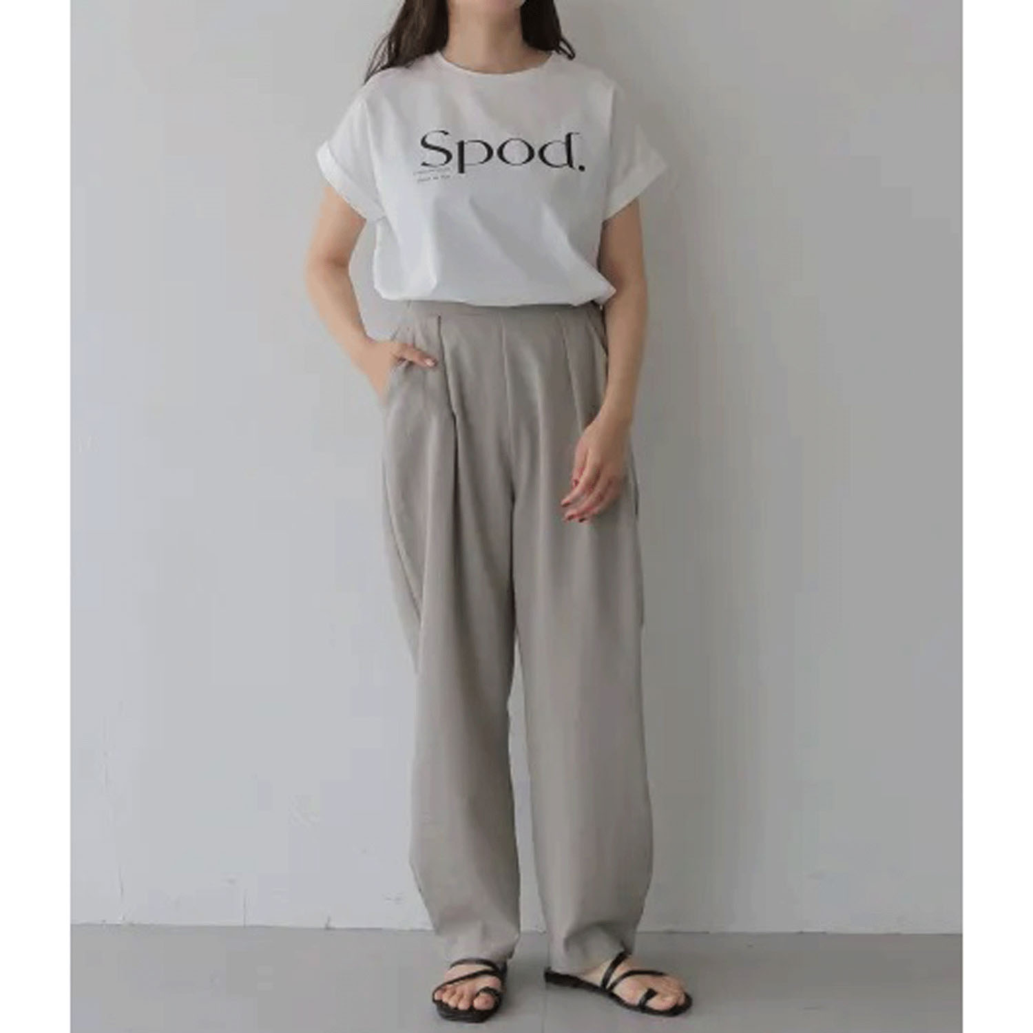 【Insta Live】【動画あり】Vingtrois リネンタッチカーブパンツ - 画像7