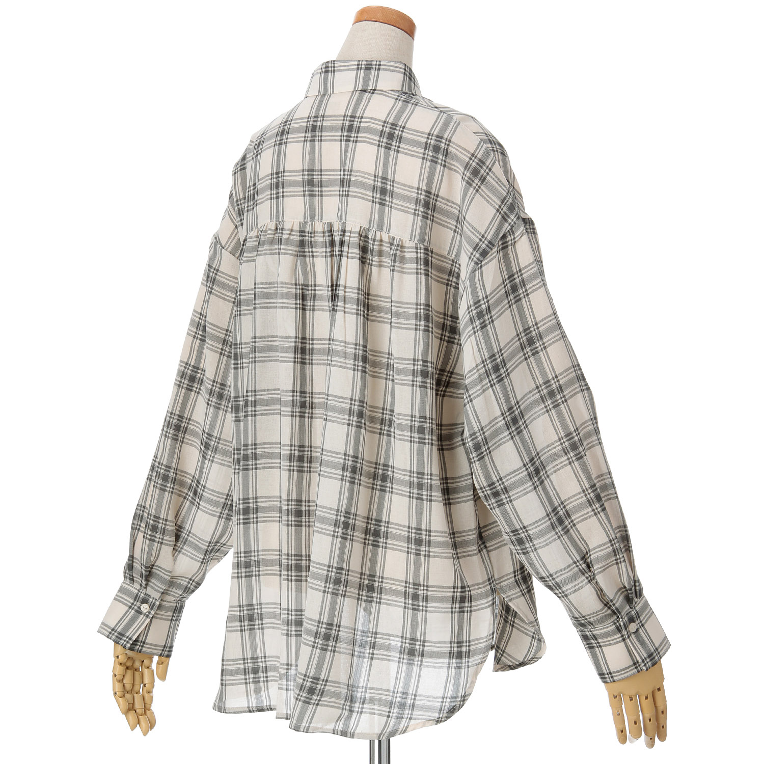 Emilyan シアリニーチェックシャツ - 画像3