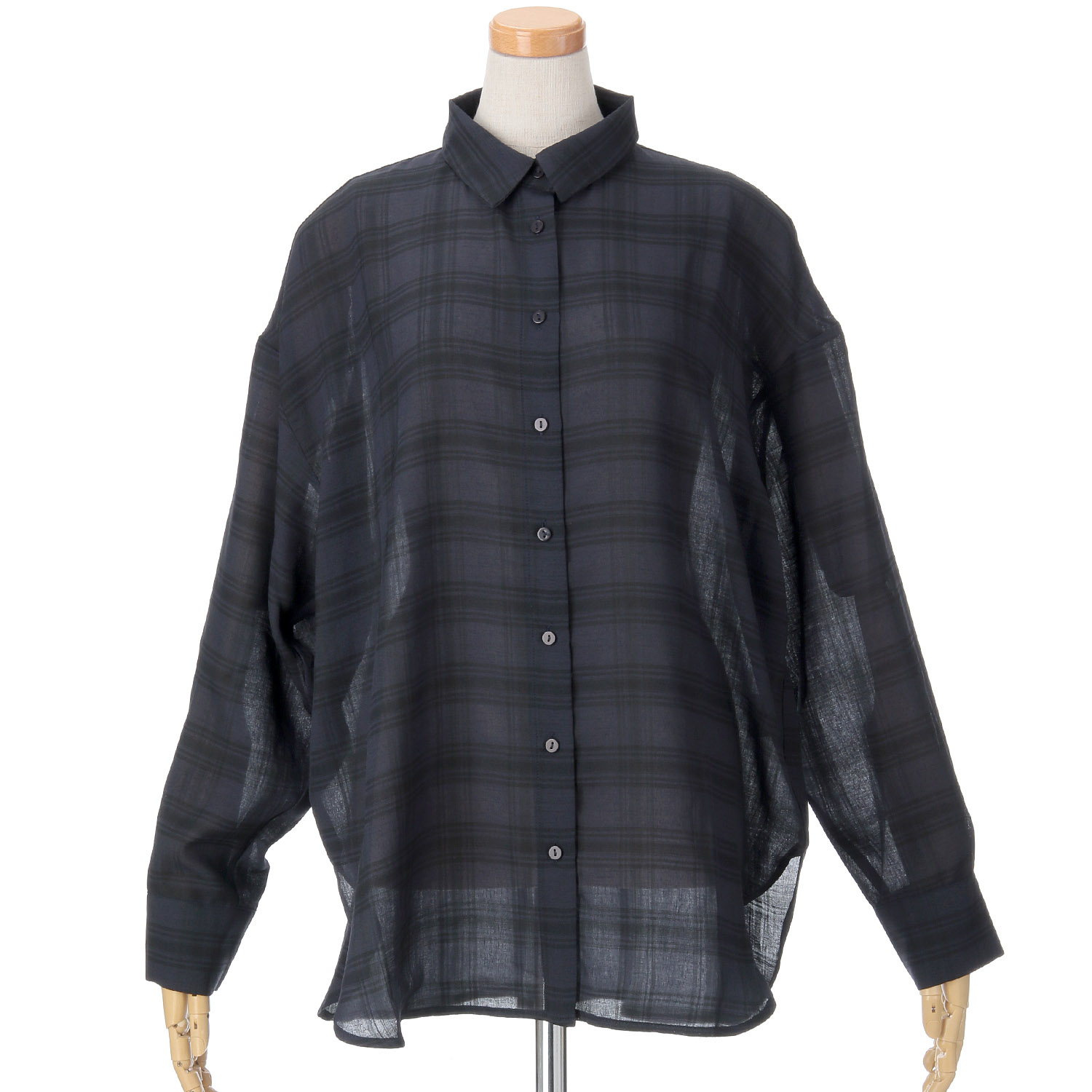 Emilyan シアリニーチェックシャツ - 画像5