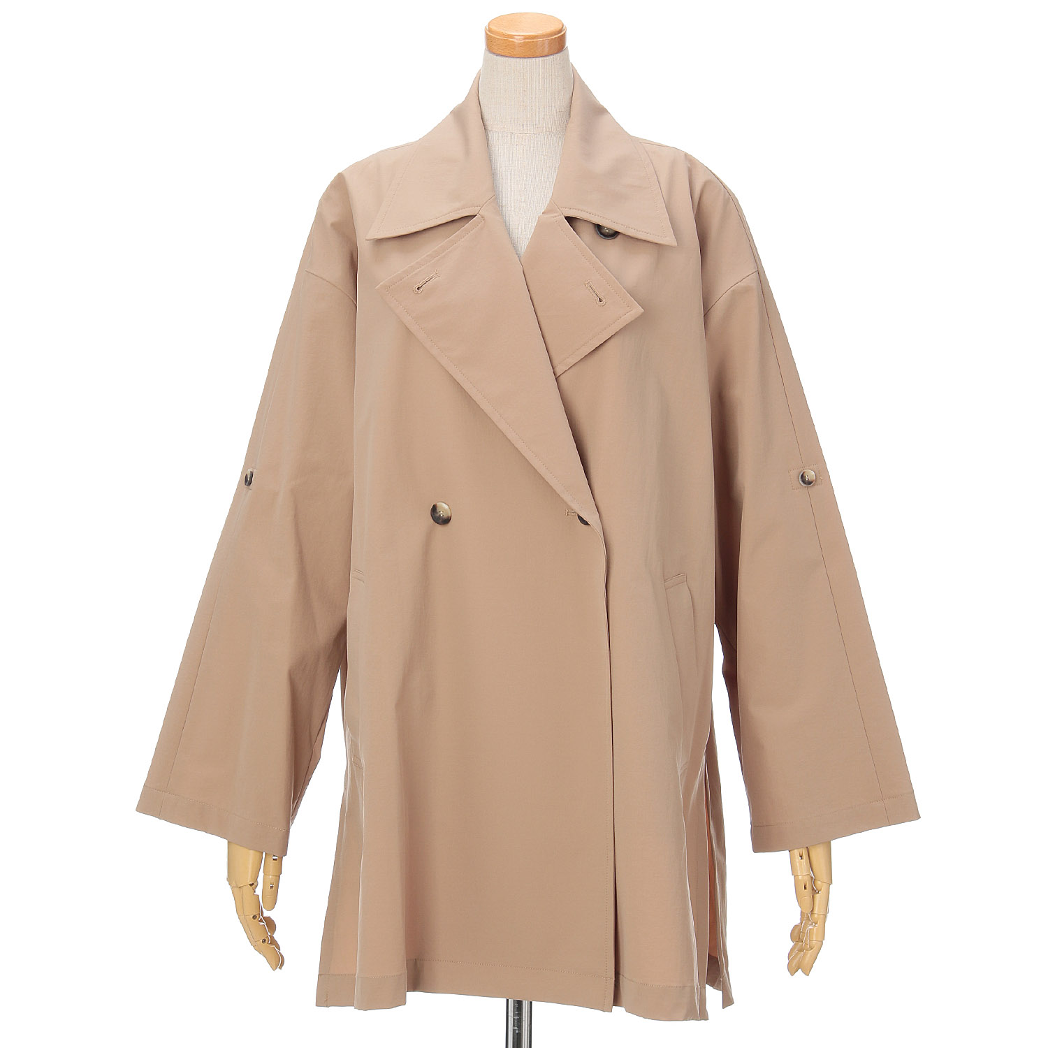 qout 2WAYサーブルクロス撥水コート