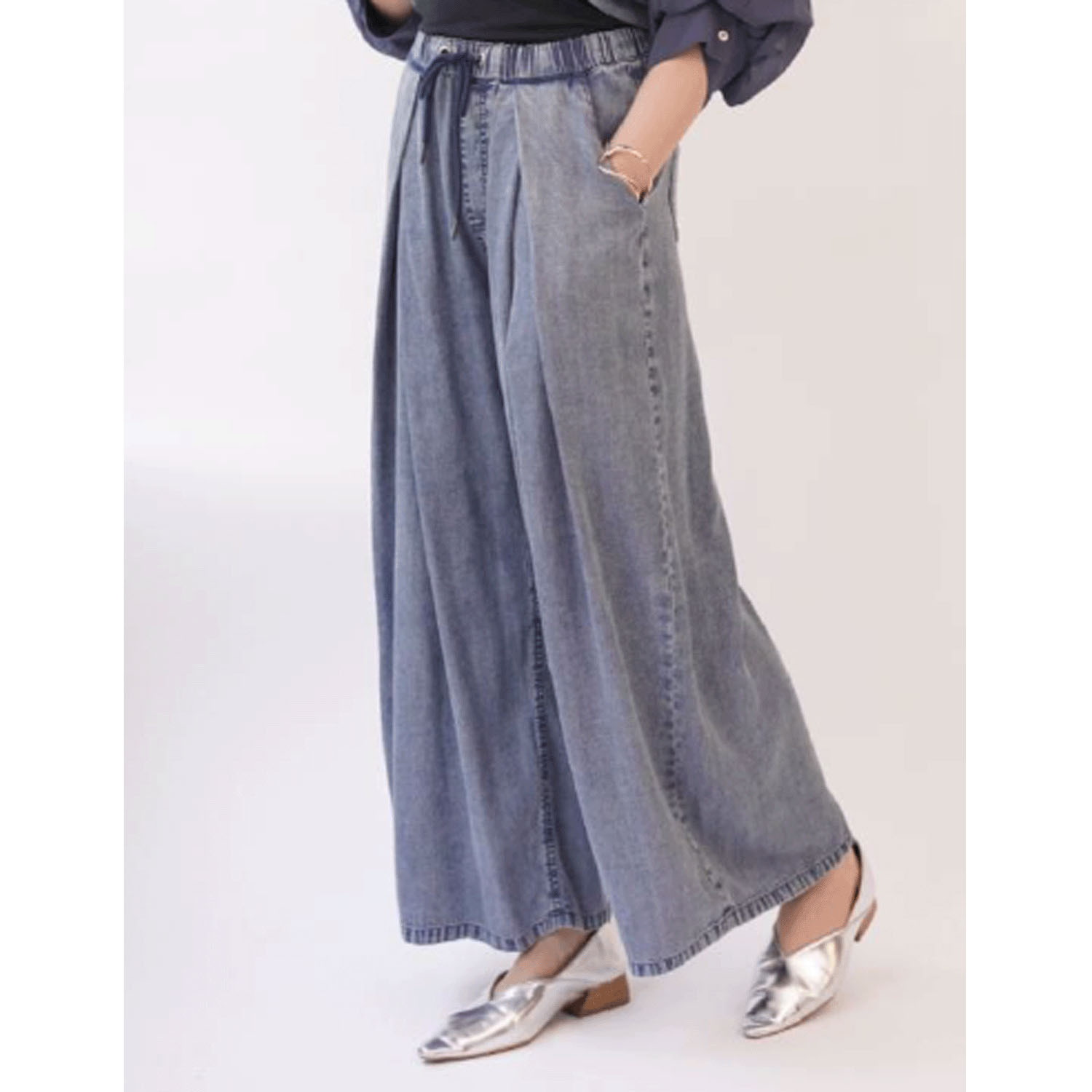 33℃ タックテンセルワイドパンツ - 画像7