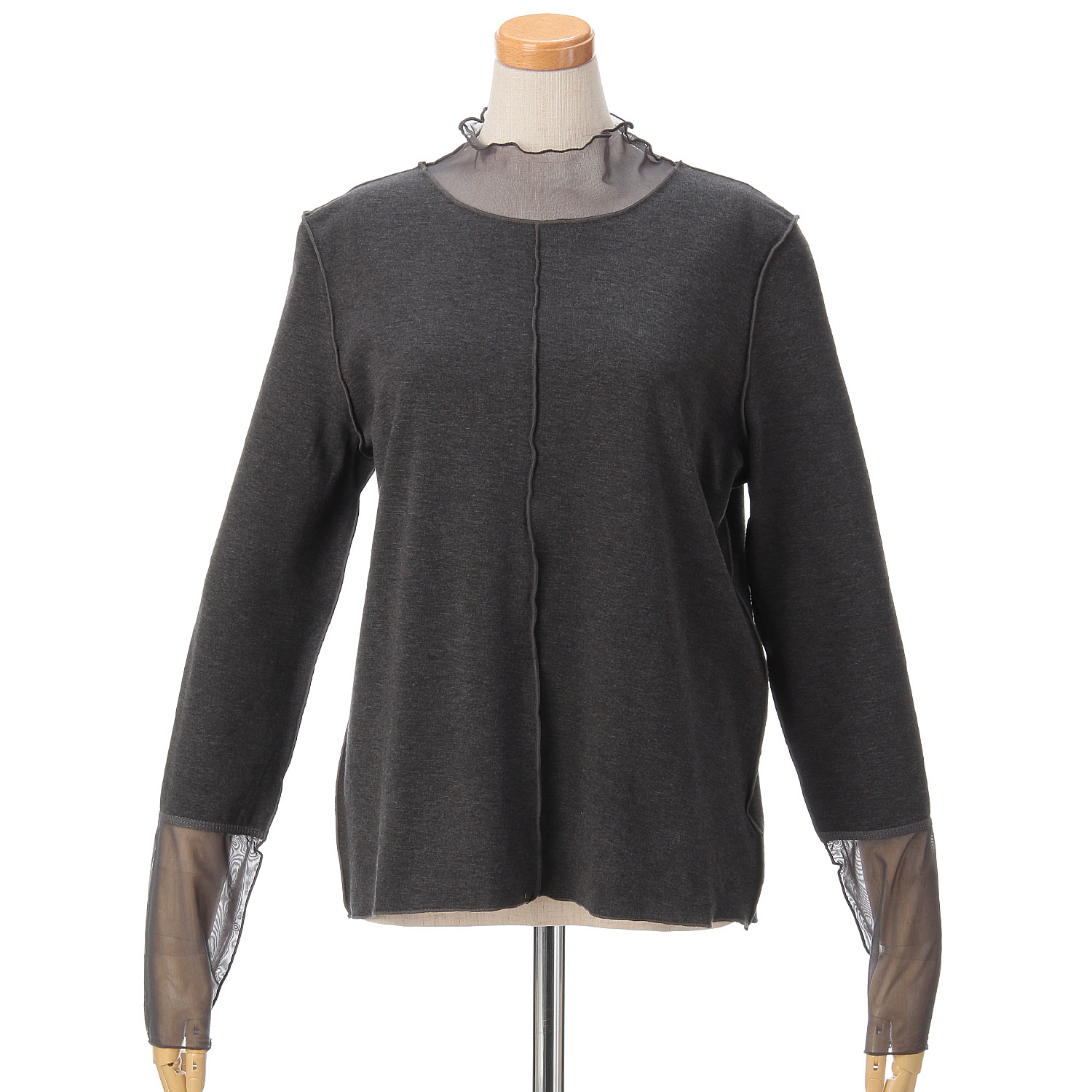 vingtrois  ソフトタッチシアーハイネック - 画像13