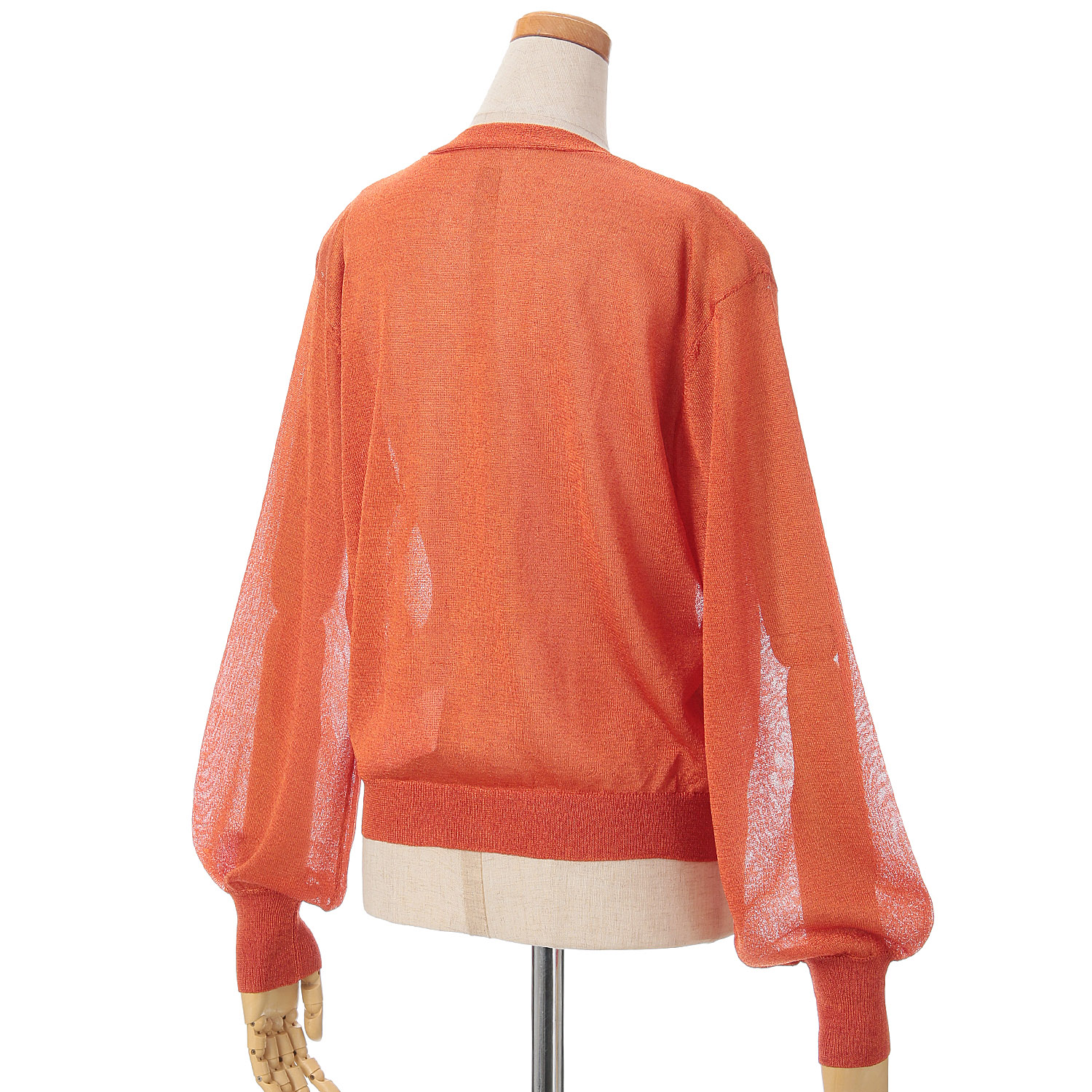 vingtrois Vネックシアーカーデ - 画像12