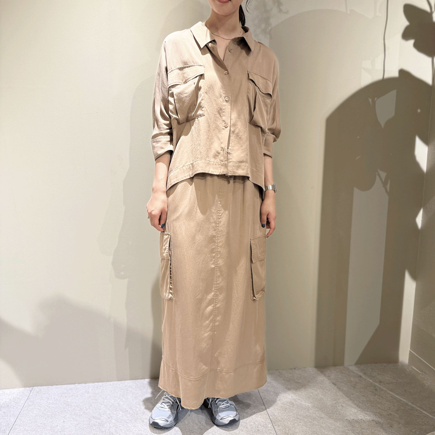 【Insta Live】33℃ バイオテンセルカーゴフレアスカート - 画像2