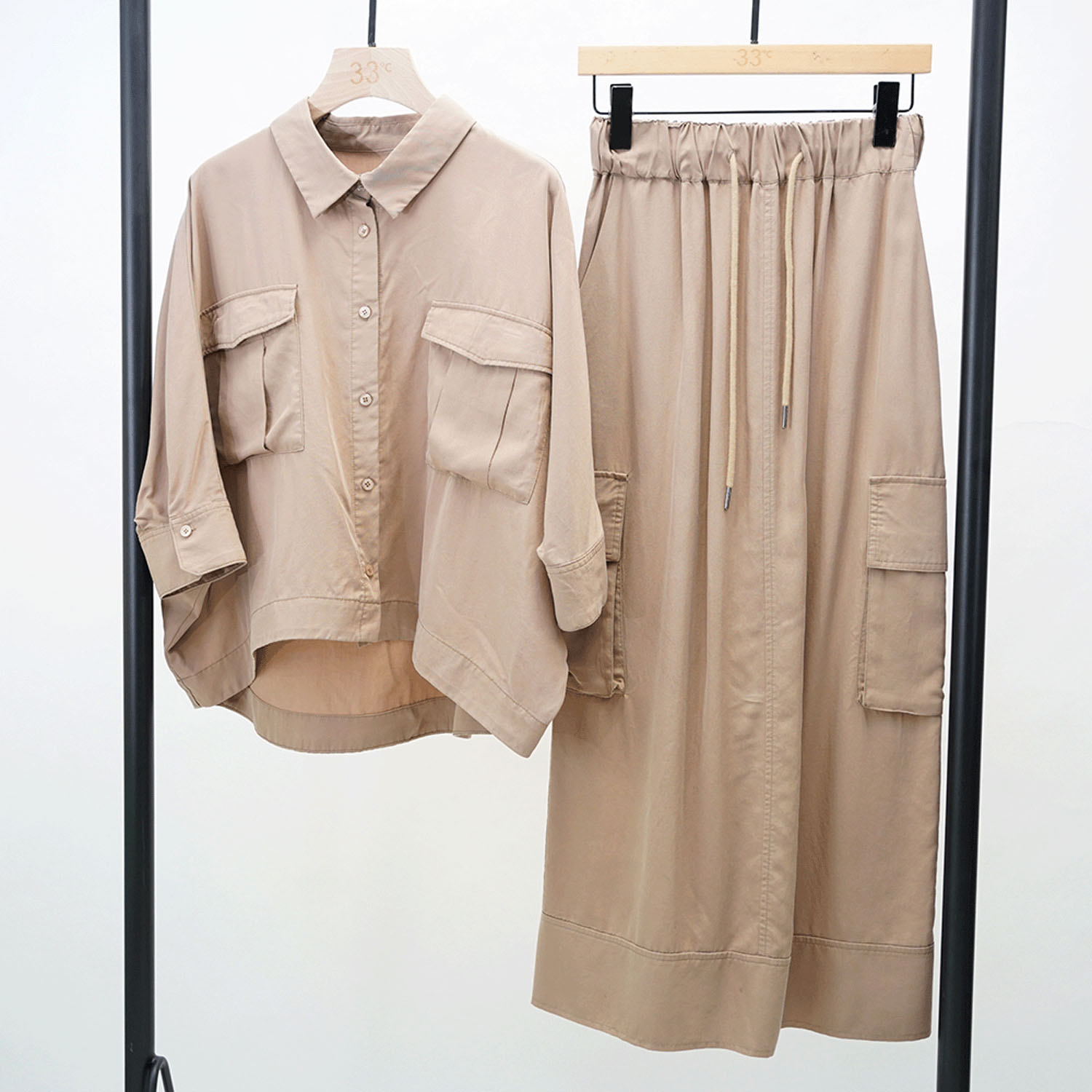 【Insta Live】33℃ バイオテンセルカーゴフレアスカート - 画像15