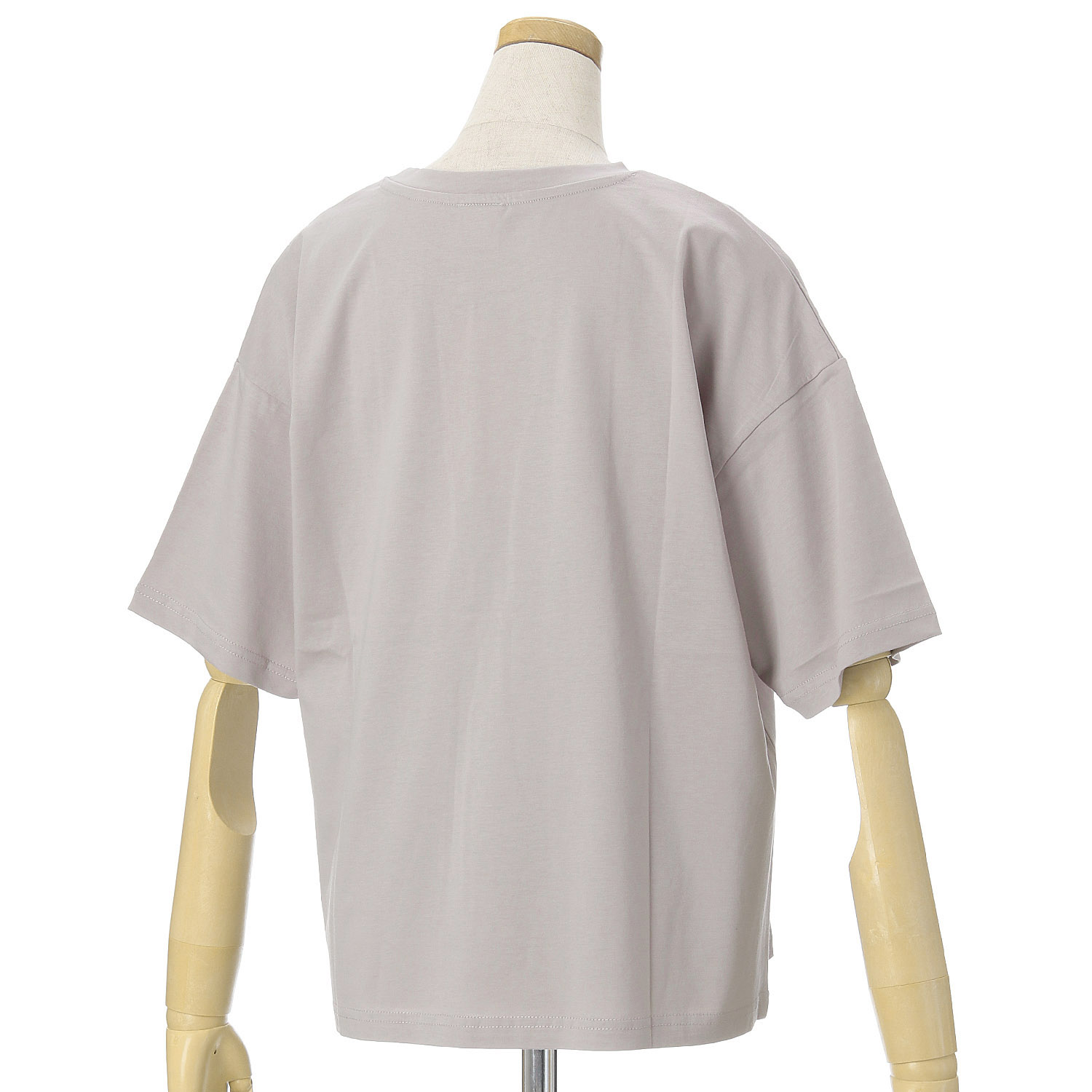 【Insta Live】vingtrois ドライタッチコットンフォントTシャツ - 画像3