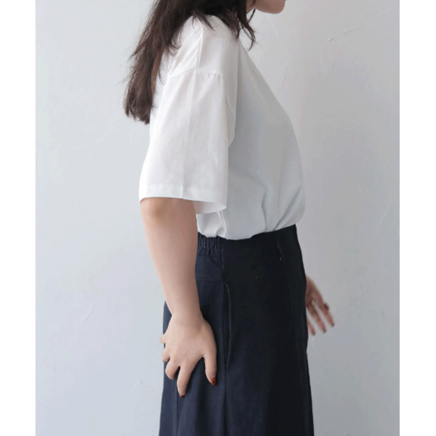 【Insta Live】vingtrois ドライタッチコットンフォントTシャツ - 画像8