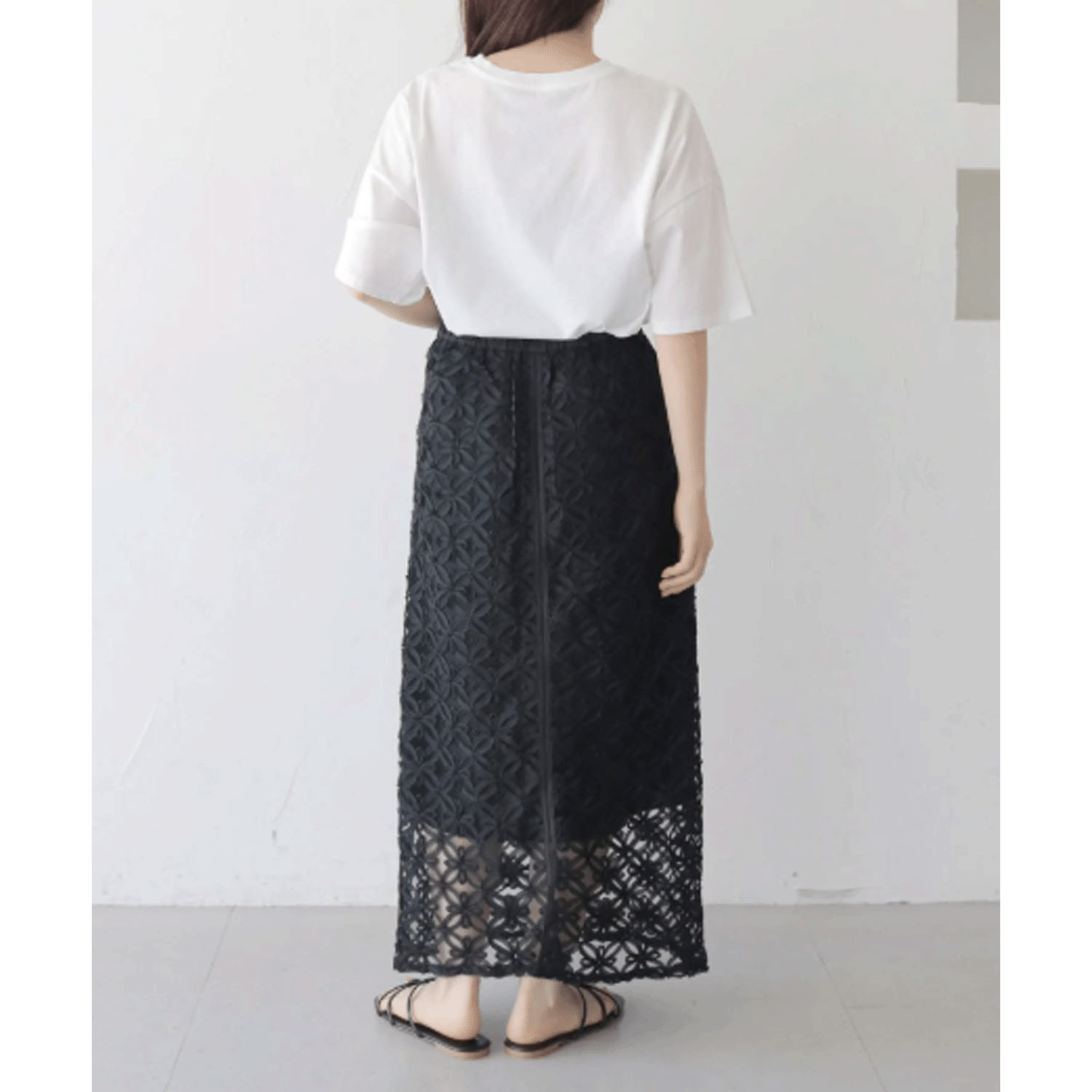 【Insta Live】vingtroisドライタッチコットンカーブロゴTシャツ - 画像13