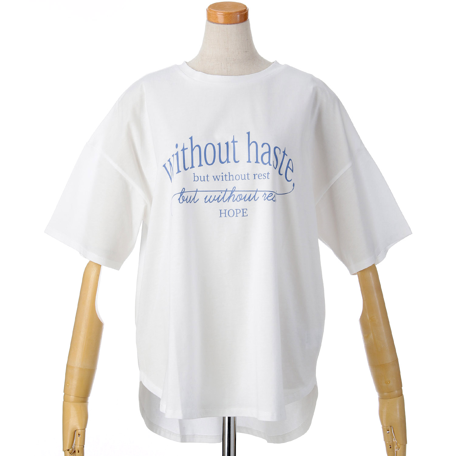 【Insta Live】vingtroisドライタッチコットンカーブロゴTシャツ - 画像25