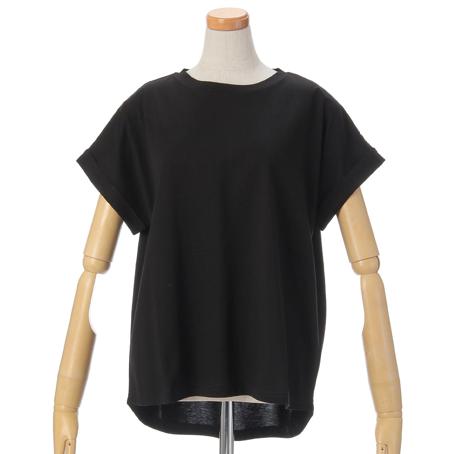 【Insta Live】vingtrois ドライタッチコットンターンバックTシャツ - 画像4