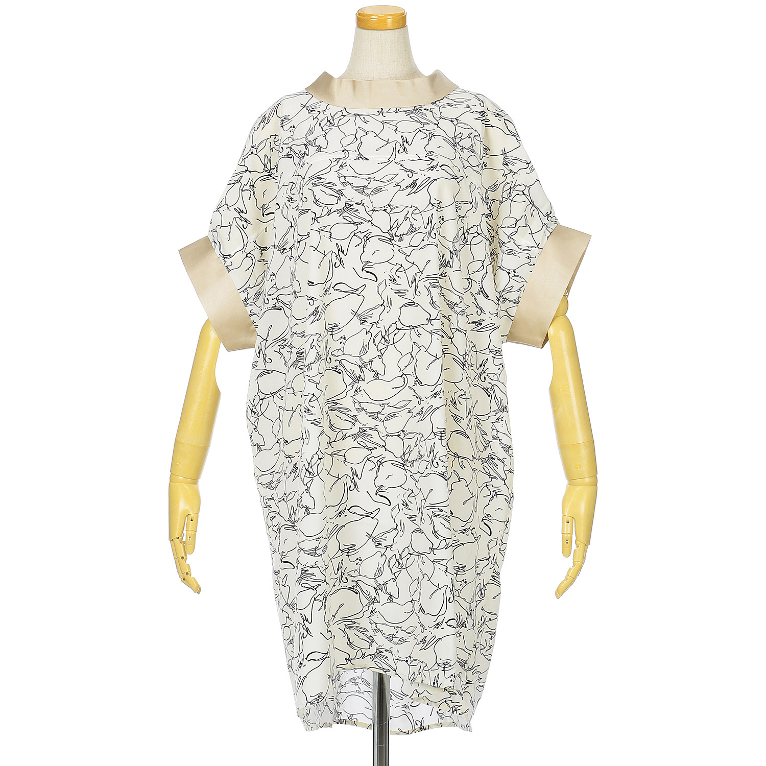 vingtrois  ウェーブボタンニュアンス柄ブラウス - 画像12