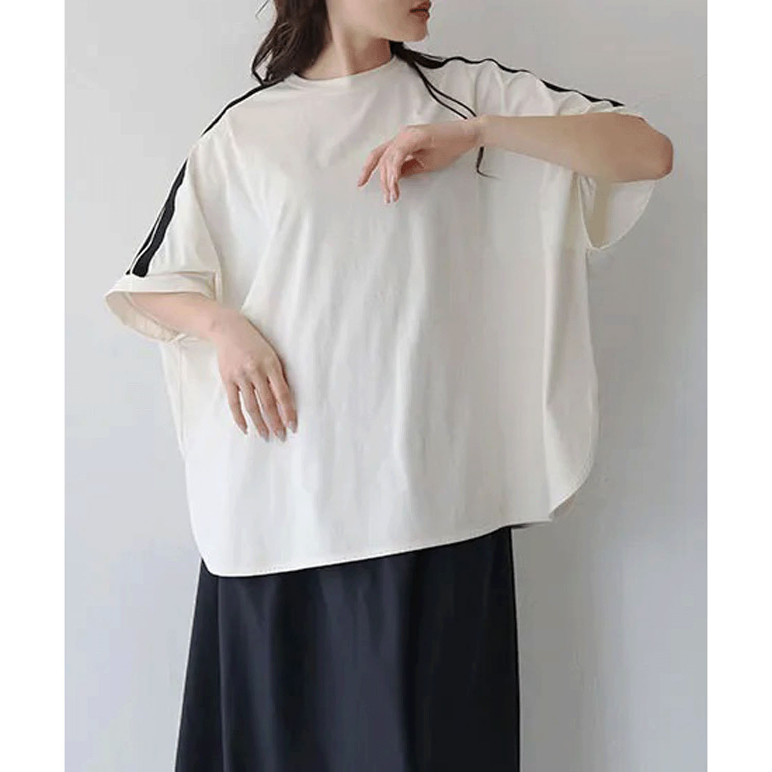 vingtrois ショルダーラインプルオーバー