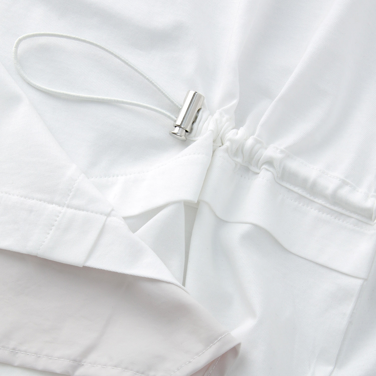 【Insta Live】vingtrois ドライタッチコットンアシメドロストTシャツ - 画像7