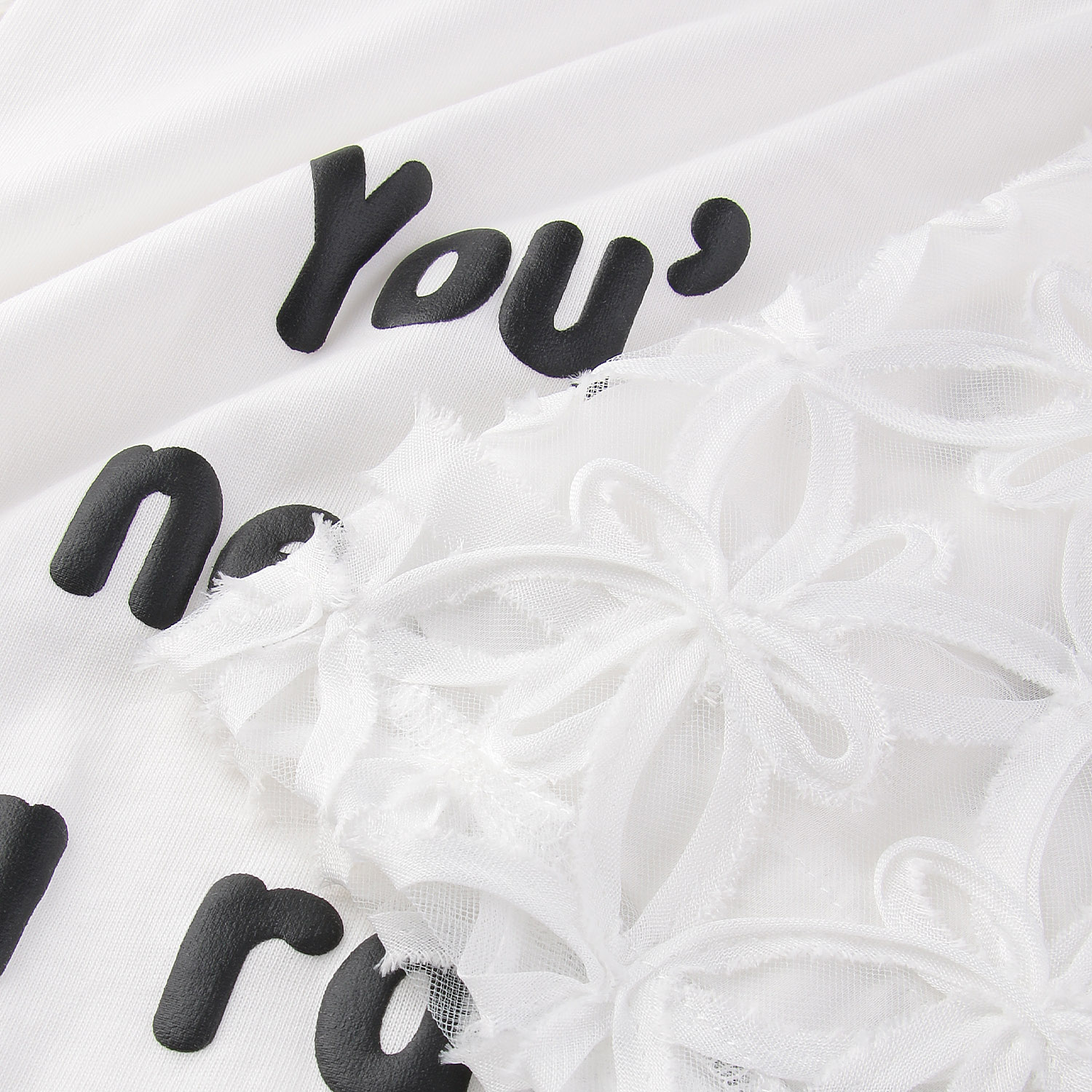 vingtrois テープ刺繍デザインロゴTシャツ - 画像10