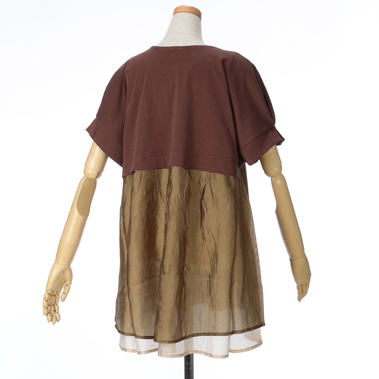 vingtrois タックスリーブシアーレイヤード - 画像2