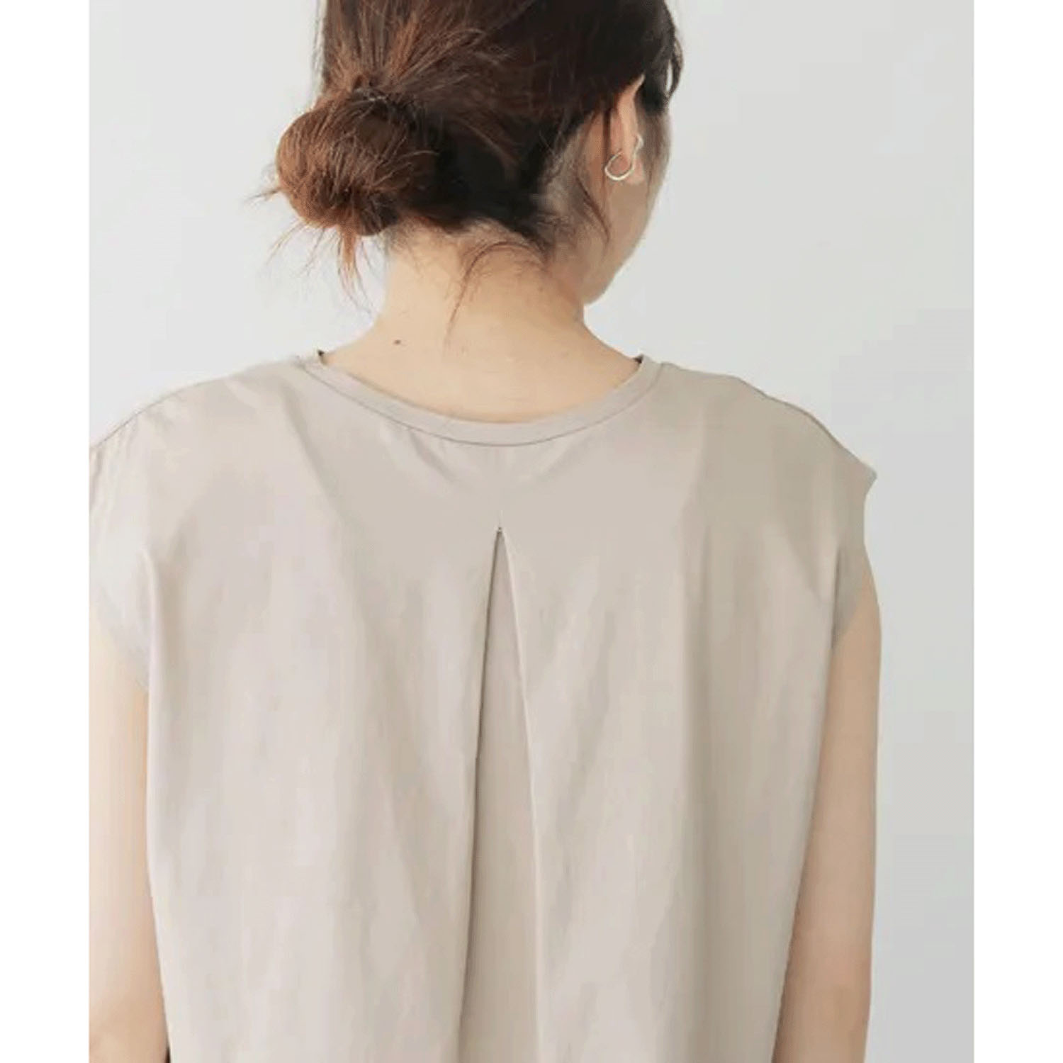 vingtrois 裾シアー切替ノースリーブ - 画像13