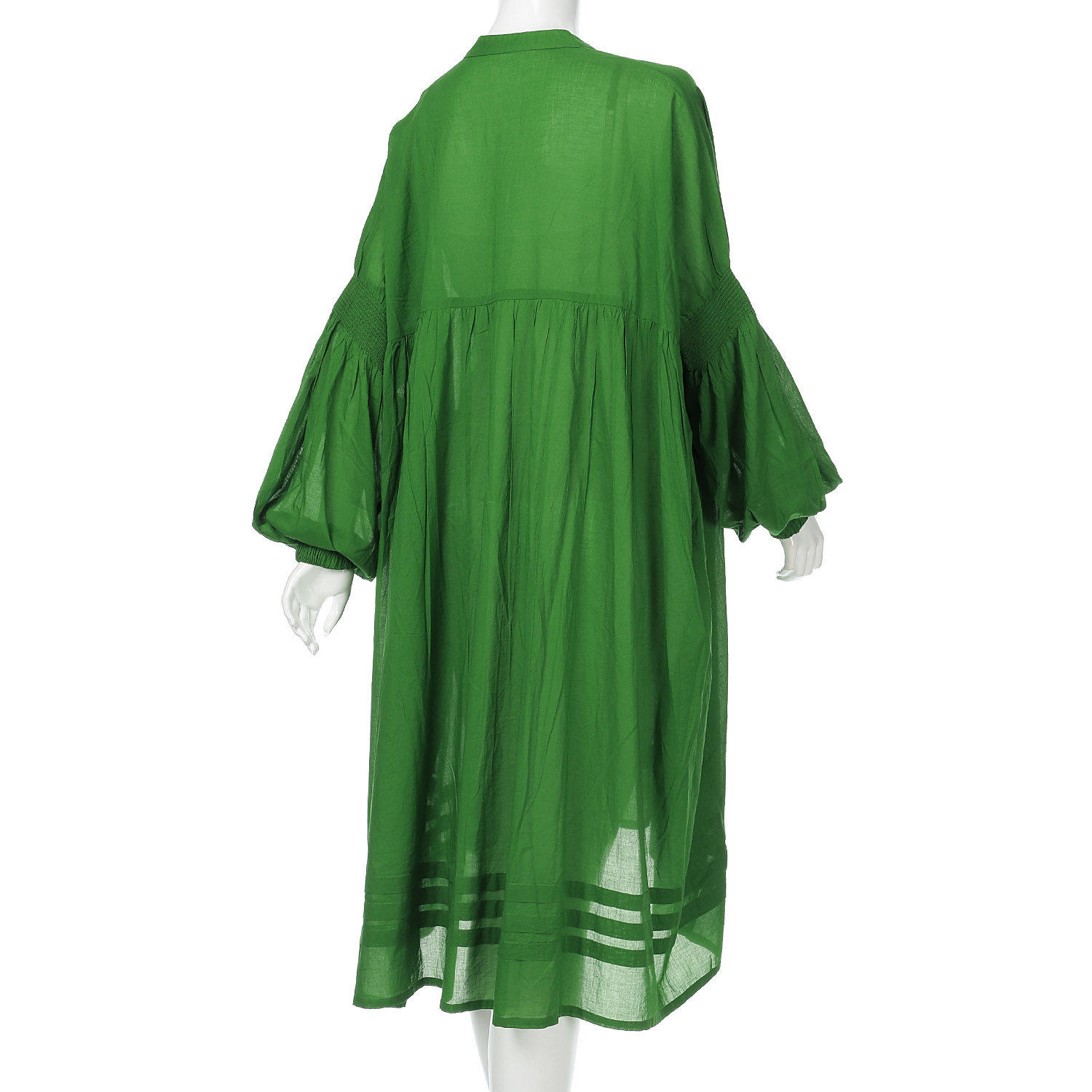 vingtrois インド綿ギャザーワンピース - 画像6