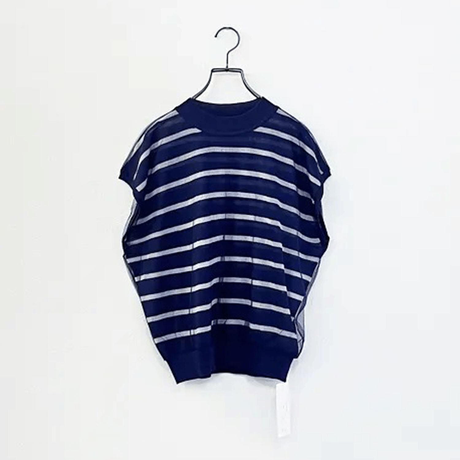 vingtrois チュール重ね着ボーダープルオーバー - 画像13