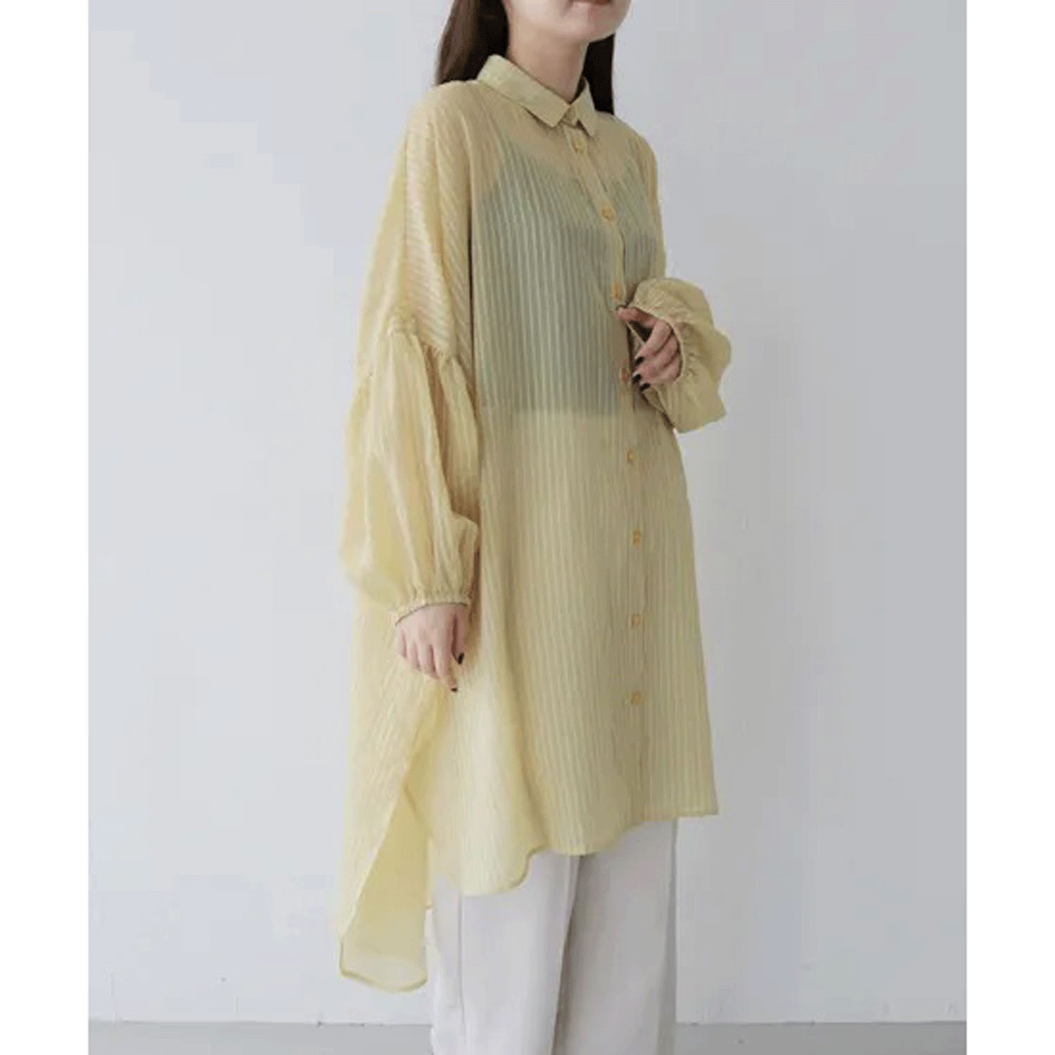 【InstaLive】【動画あり】 vingtrois オーバーシアーストライプシャツ - 画像5