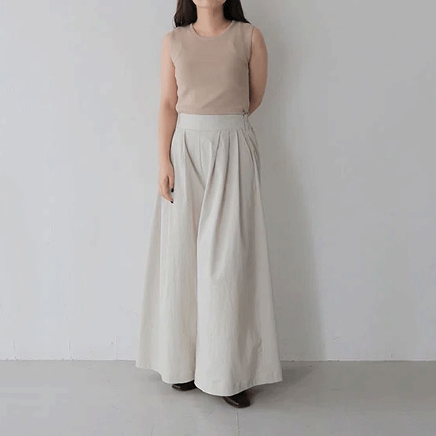 【InstaLive】Vingtrois クルーネックニットタンクトップ - 画像8