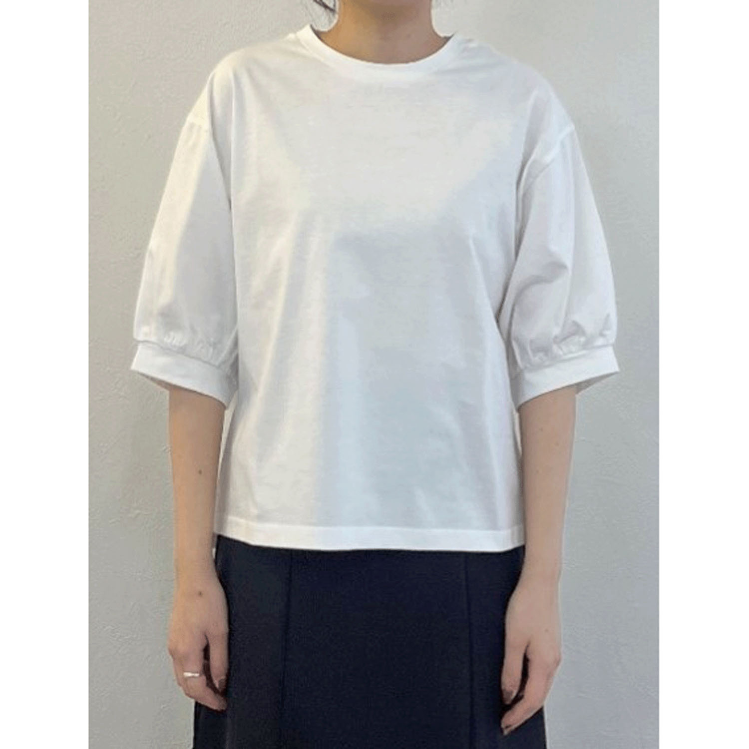 vingtrois ドライタッチコットンパフスリーブ - 画像8