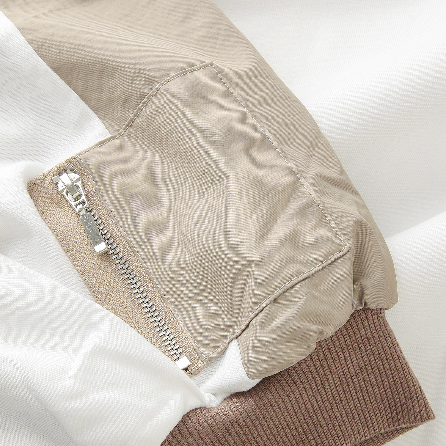 vingtrois 異素材切替Tシャツ - 画像7