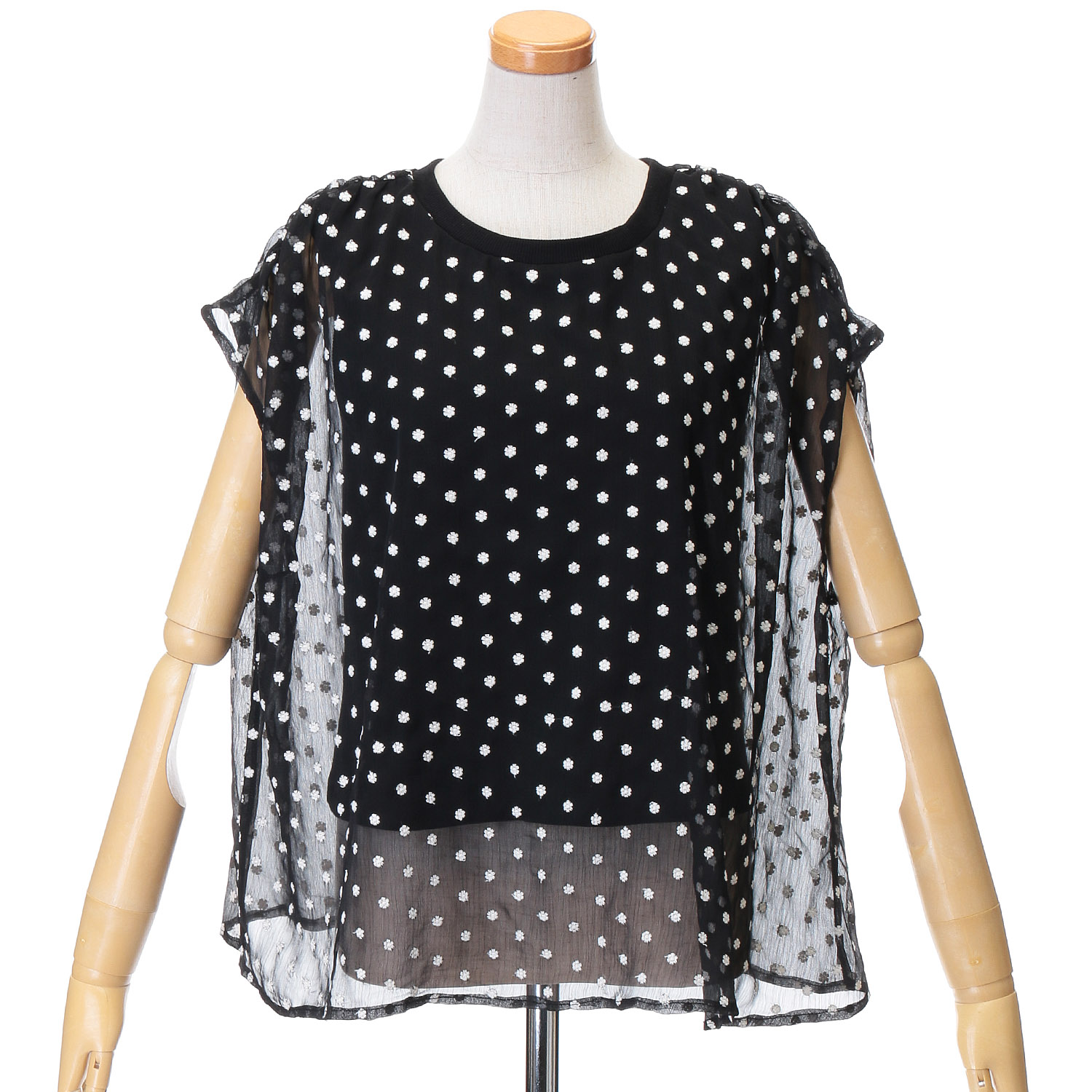 Emilyan 楊柳フラワー刺繍ブラウス - 画像2