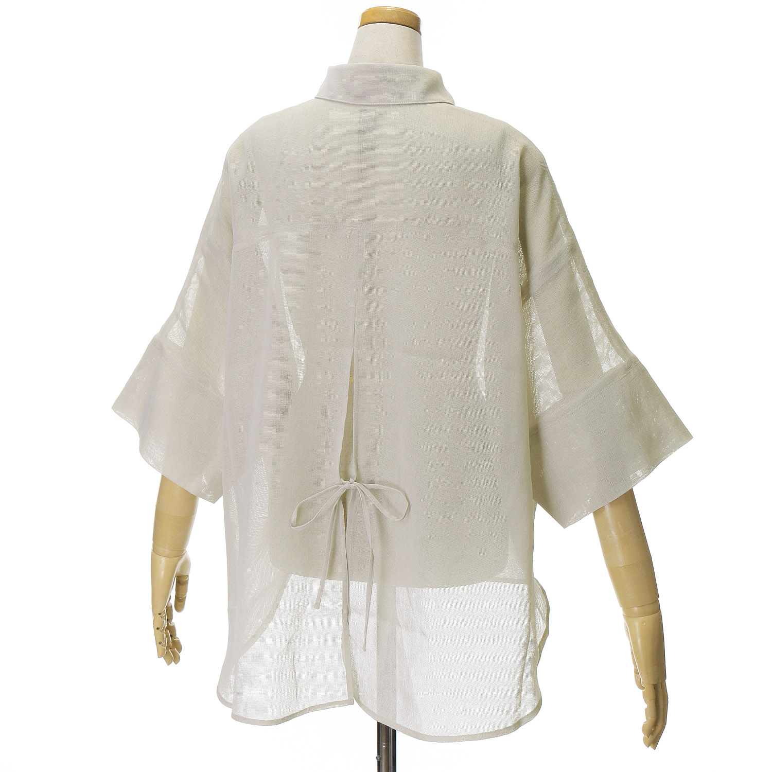 Emilyanバックスリットシアーシャツ - 画像4