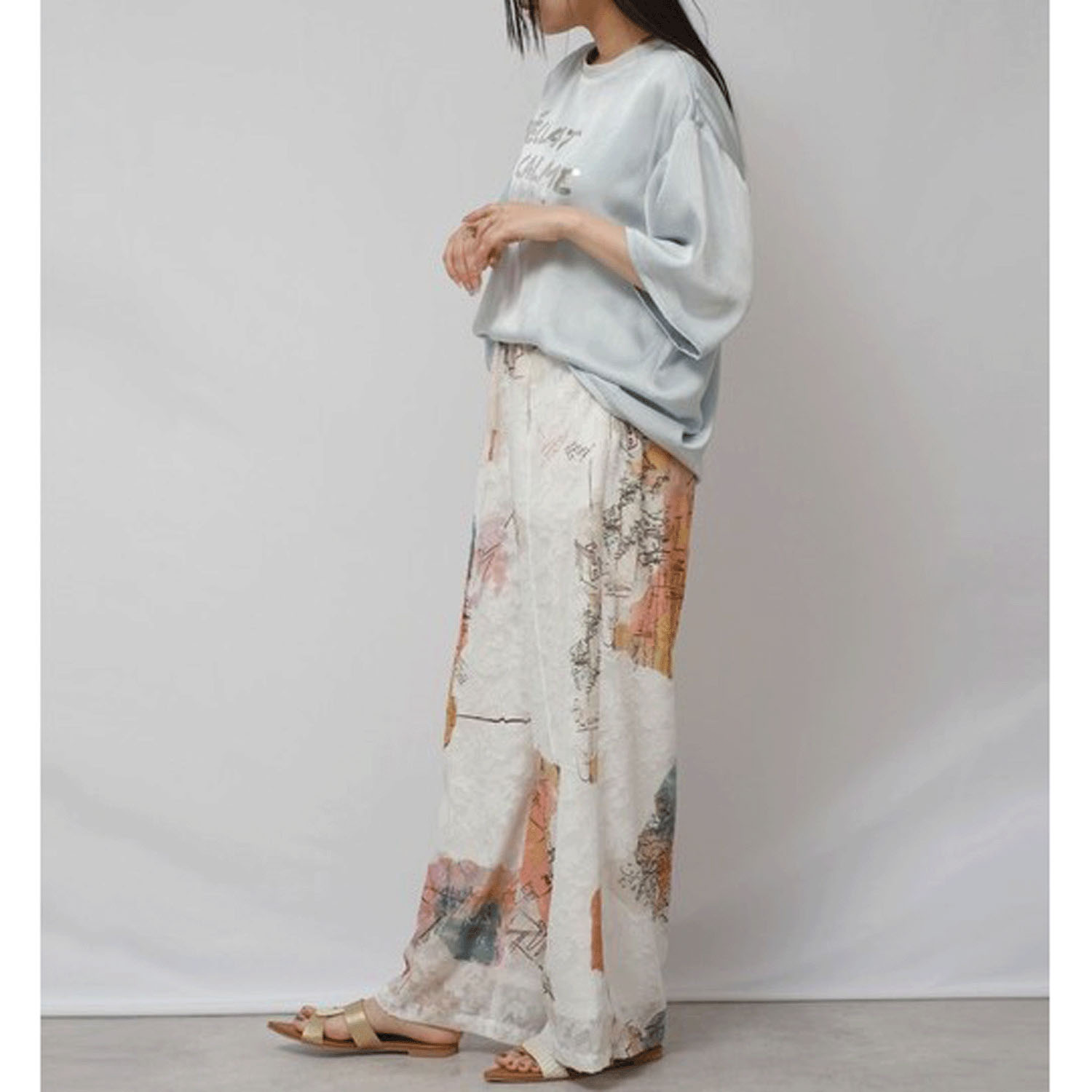 Palm Riche ワッシャーサテンTOPS - 画像12