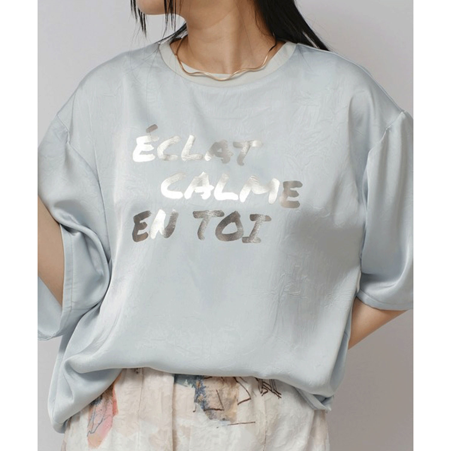 Palm Riche ワッシャーサテンTOPS - 画像16