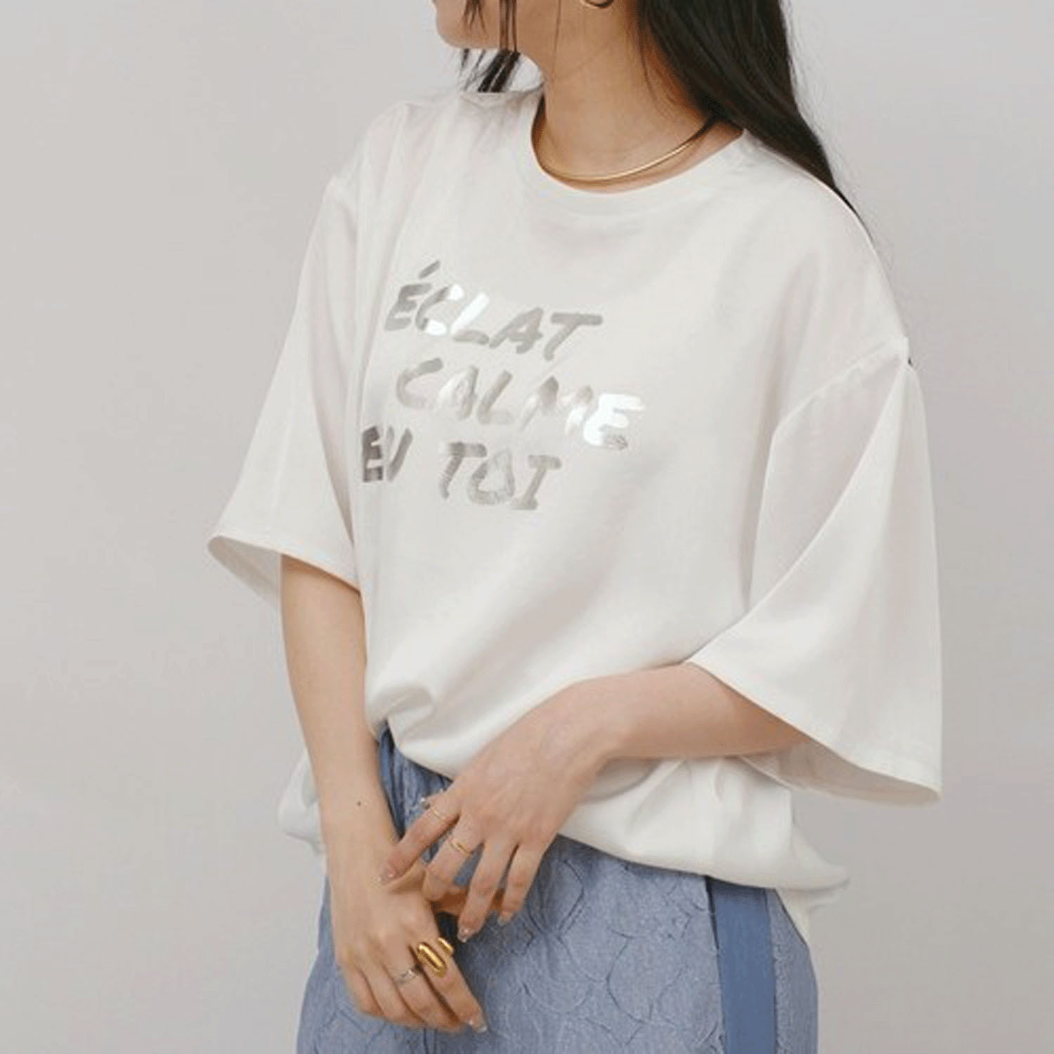 Palm Riche ワッシャーサテンTOPS