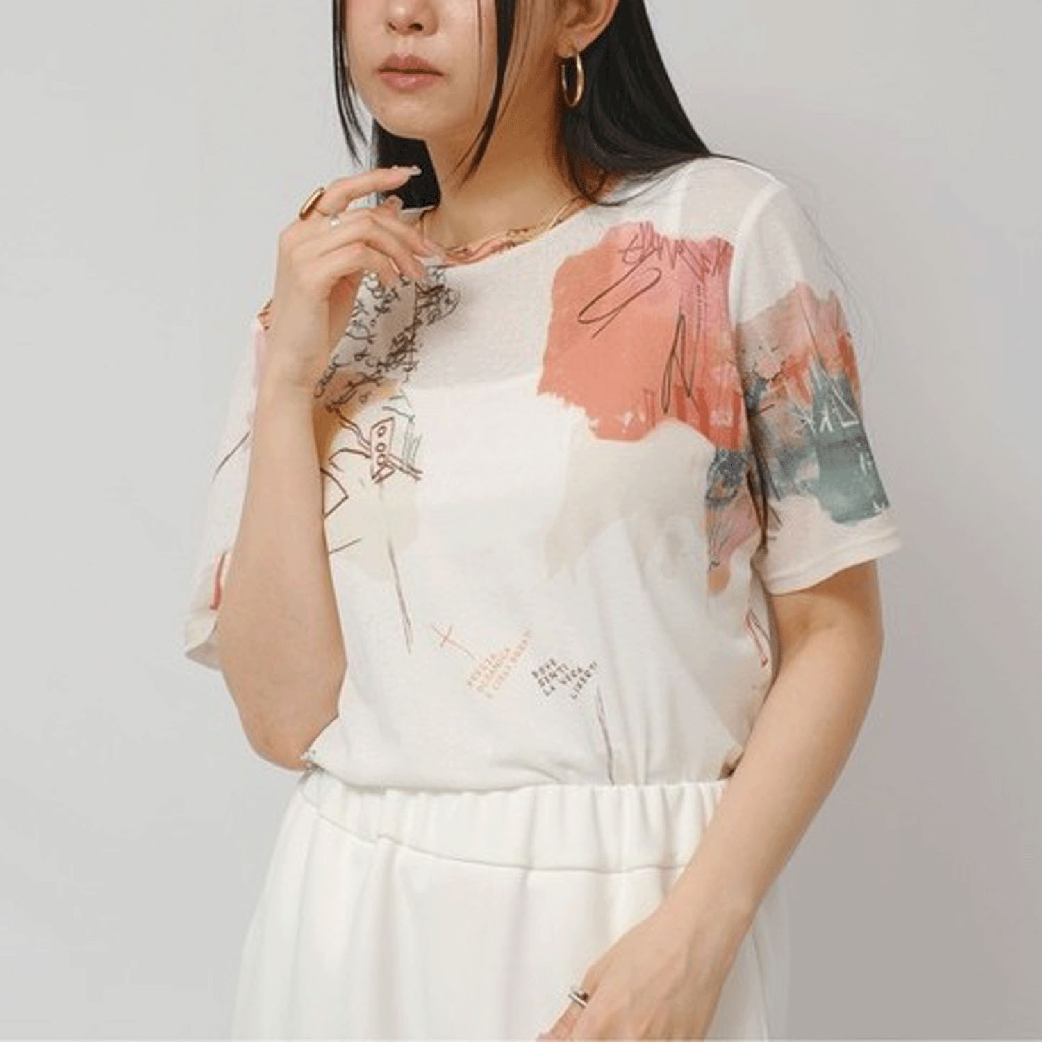 Palm Riche 風景アートTシャツ - 画像4