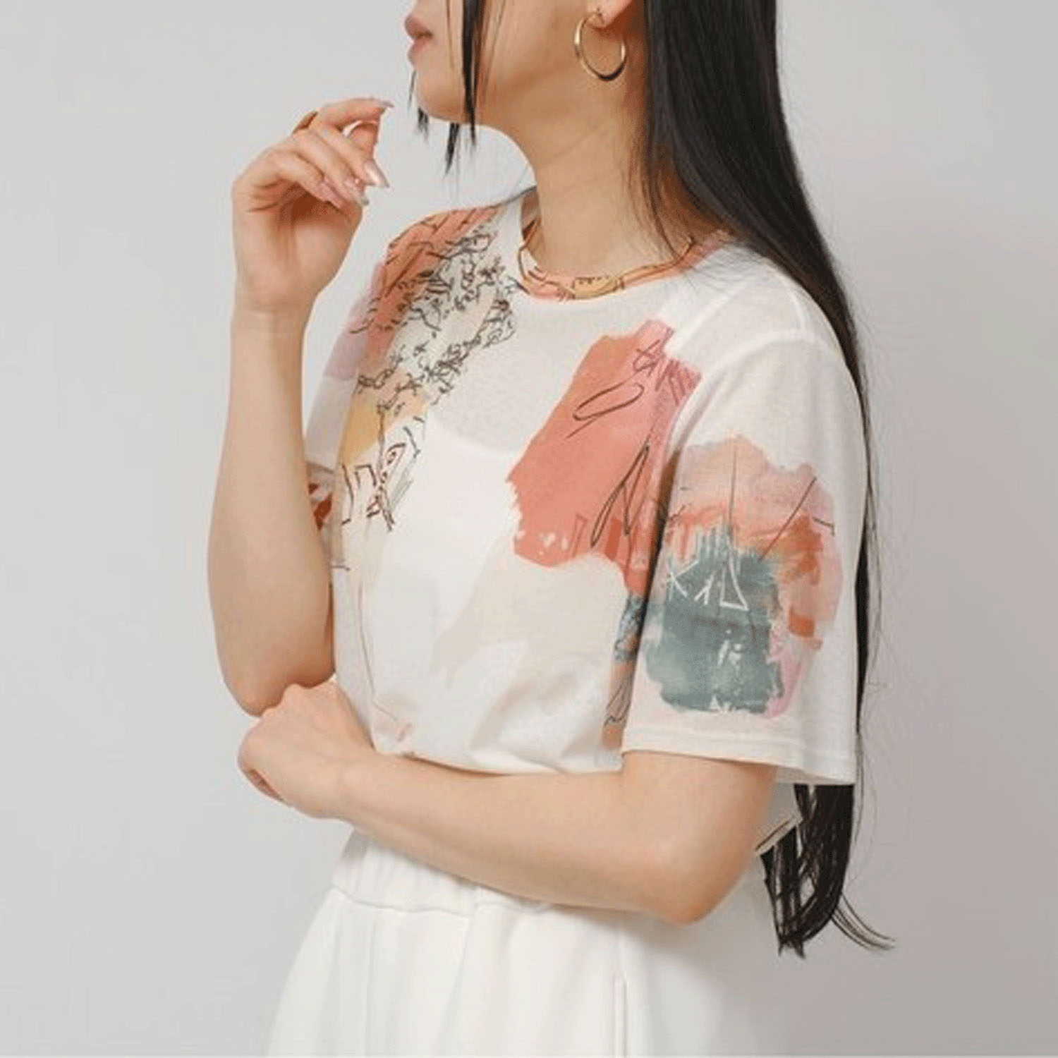 Palm Riche 風景アートTシャツ - 画像5