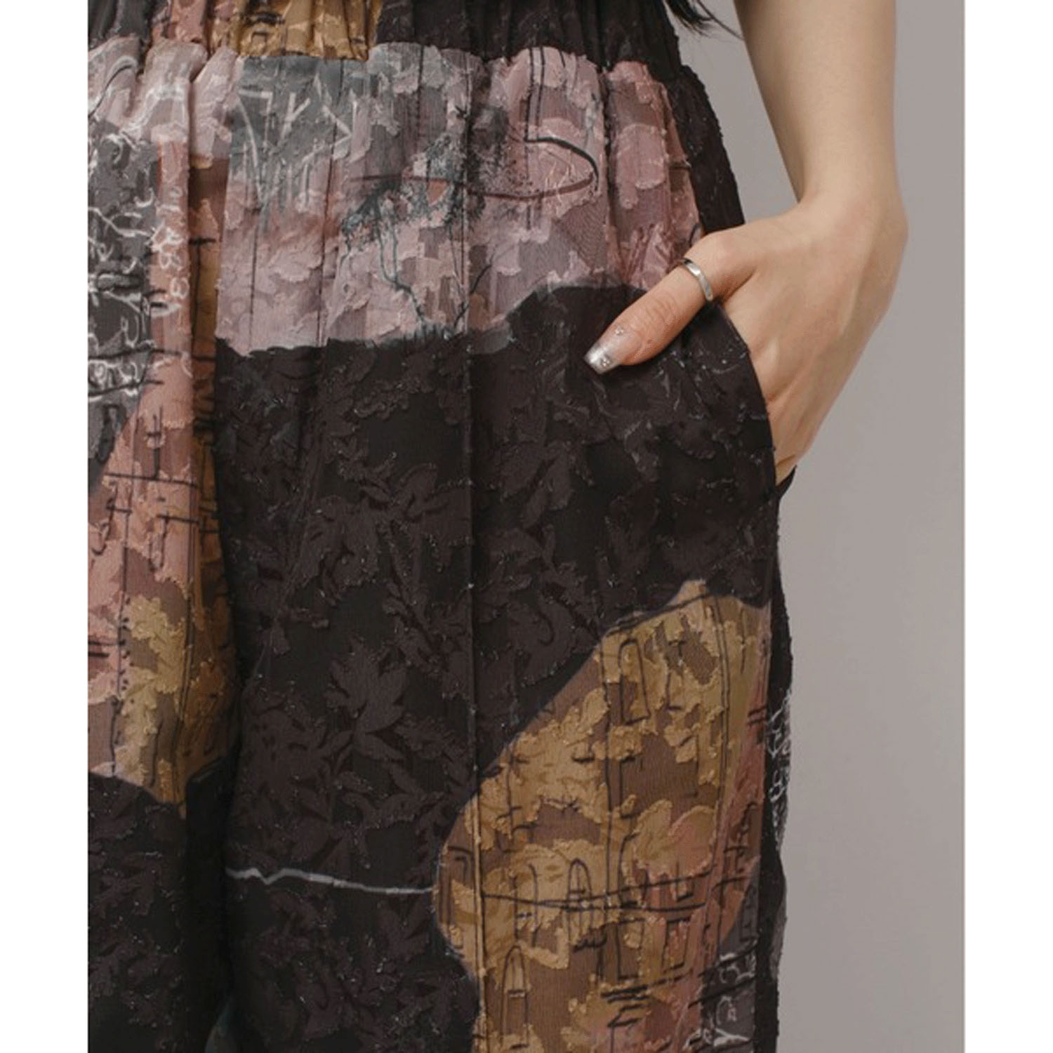 Palm Riche 風景アート柄パンツ - 画像26