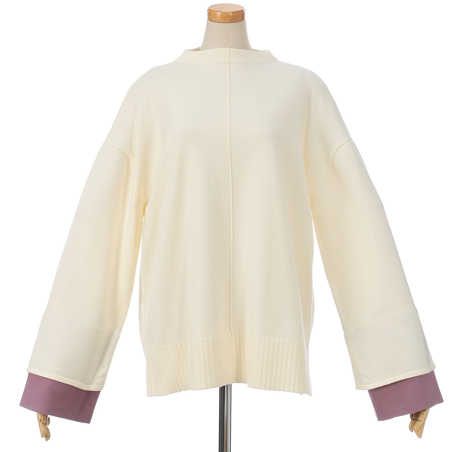 【Insta Live】vingtrois 袖配色プルオーバー - 画像18